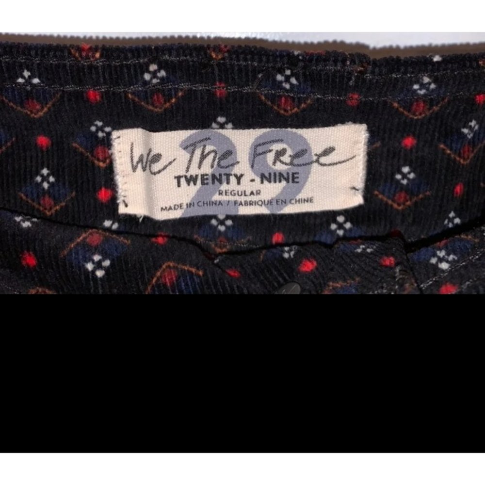 ❤️Free People Joanie Printed Cord Skirt - Picture 5 of 5